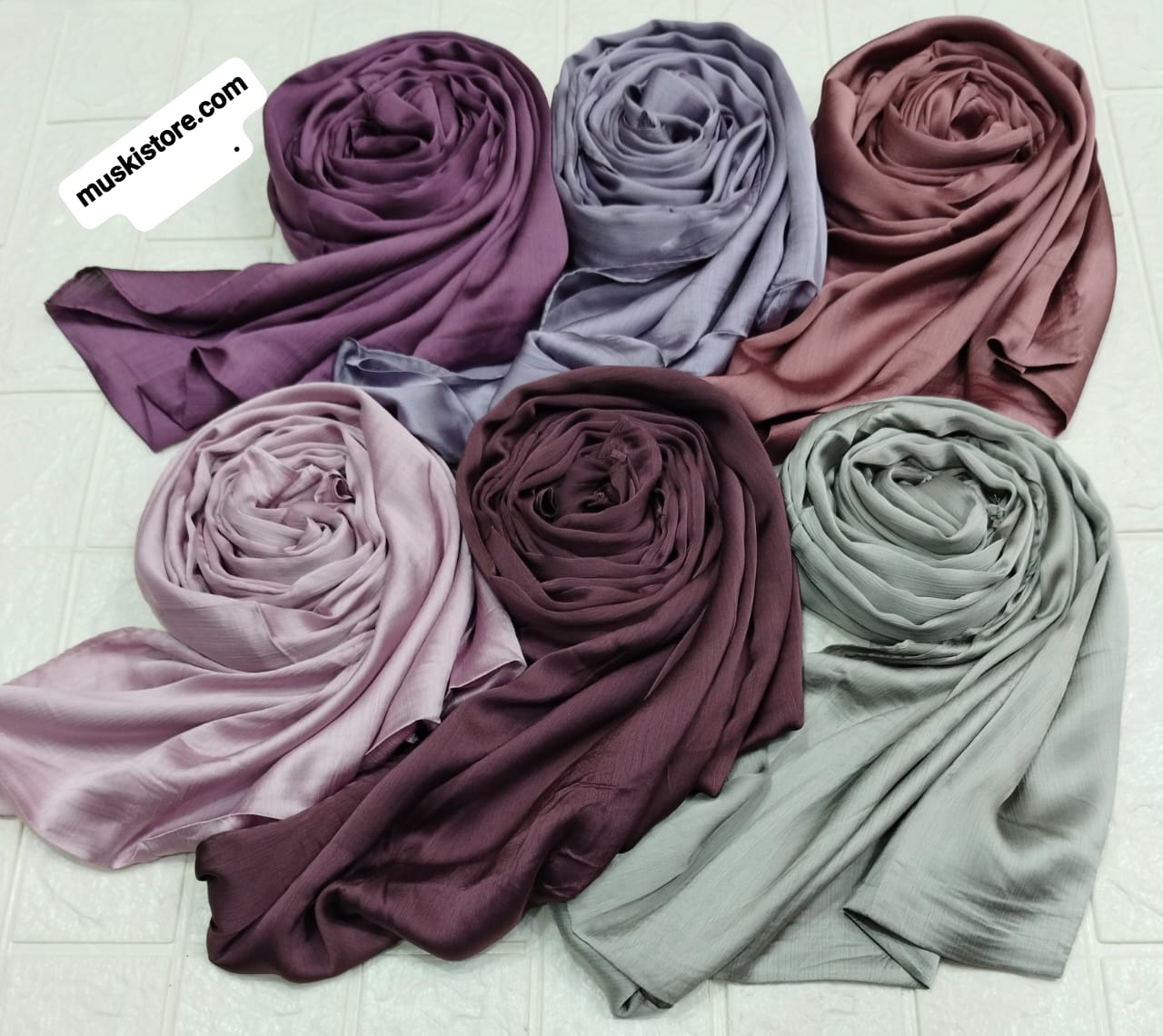 Crinkle Silk Scarve